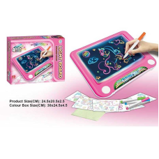 Дошка для малювання YM 28 (72/3) підсвічування, 4 маркери, 6 трафаретів, в коробці