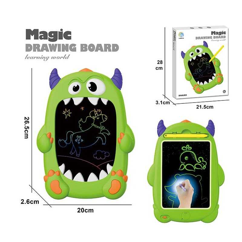 Дошка для малювання YM 8 (36) кольорова, стилус, в коробці