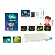 Дошка для малювання YM 812 (120/2) “Малюй світлом“, 28,8х0,6х21 см, ручка на батарейці, люмінесцентна дошка, в коробці