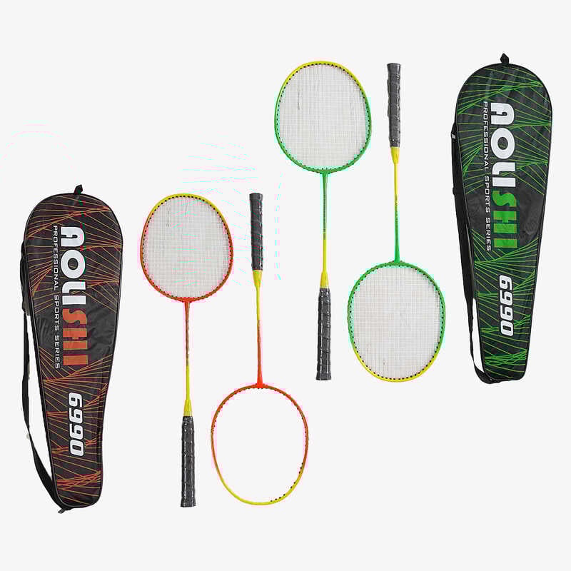 Бадмінтон D 40126 (50) 2 кольори, 2 ракетки, металевий каркас, в чохлі