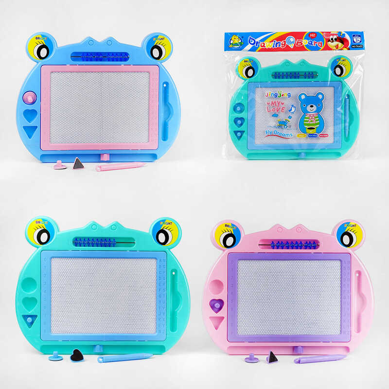 Дошка для малювання С 50094 (72) 3 види, 3 магніти, рахівниця, чорно-біла, в пакеті, ВИДАЄТЬСЯ ТІЛЬКИ МІКС ВИДІВ