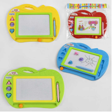 Дошка для малювання С 50107 (72) 4 кольори, 3 магніти, кольорове полотно, в пакеті, ВИДАЄТЬСЯ ТІЛЬКИ МІКС ВИДІВ