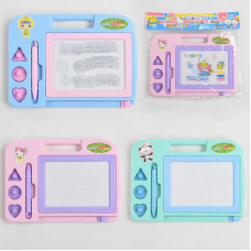 Дошка для малювання ЧОРНО-БІЛА C 36506 (180) зі штампами, 3 кольори, 1шт у пакеті, ВИДАЄТЬСЯ ТІЛЬКИ МІКС ВИДІВ