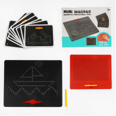 Дошка магнітна 949-4 (36) 2 кольори, стилус, картки із завданнями, в коробці