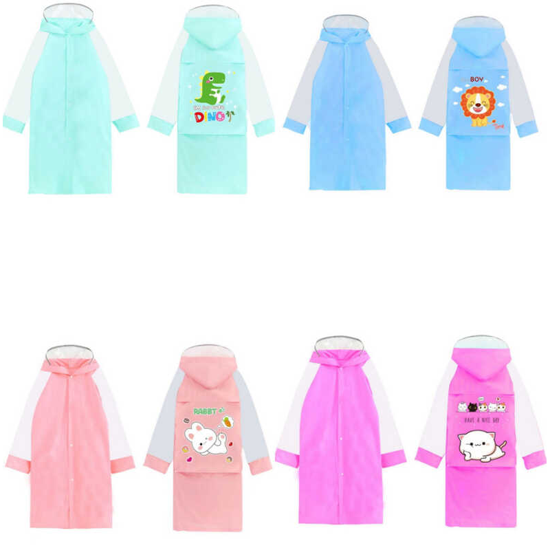 Дощовик дитячий C 68734 (100) щільний, на кнопках, капюшон, зріст 80-110 см, у пакеті, ВИДАЄТЬСЯ МІКС ВИДІВ
