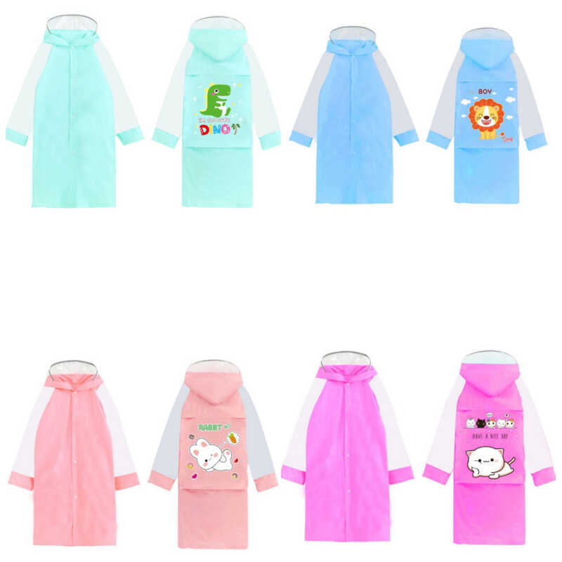 Дощовик дитячий C 68735 (100) щільний, на кнопках, капюшон, зріст 110-120 см, ВИДАЄТЬСЯ МІКС ВИДІВ