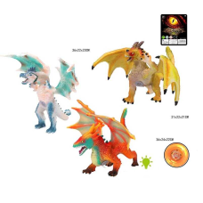 Дракон 7090 A (51) 3 види, ВИДАЄТЬСЯ ТІЛЬКИ МІКС ВИДІ, висота 29 см, звук, в пакеті