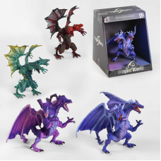 Дракон Q 9899-414 (24/2) 4 види, в коробці, ВИДАЄТЬСЯ ТІЛЬКИ МІКС ВИДІВ