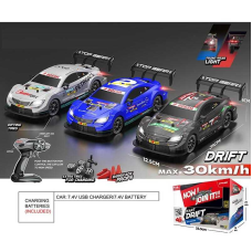 Дрифт- машина на радіокеруванні DC 199 A (12) 3 види, підсвічування, пульт 2.4G, ак. 7.4V, max швидкість 30 км/г, протиударний корпус, в коробці, ВИДАЄТЬСЯ ТІЛЬКИ МІКС ВИДІВ