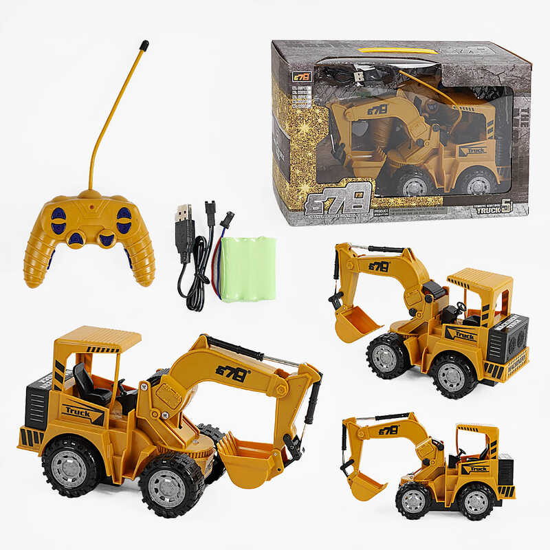 Екскаватор на радіокеруванні 8075 Е (24) акум. 3,6 V, в коробці