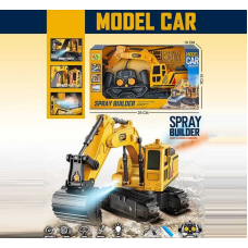 Екскаватор на радіокеруванні 955-226 (36/2) акумулятор 3.7 V, USB кабель, парогенерація, підсвічування, рухомий ківш, в коробці