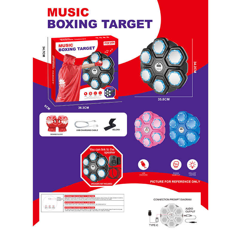 Електронний бокс 6510-1 (24) 3 кольори, вбудований акумулятор, USB кабель, 1 пісня рос. мовою, підсвічування, музика, режими гучності, в коробці ВИДАЄТЬСЯ ТІЛЬКИ МІКС ВИДІВ