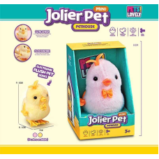 Заводна іграшка MT 2001 (288) 2 кольори,  “Курчатко”, висота 9.5 см, в коробці