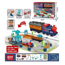 Залізниця 128-38 (18/2) локомотив, розкладний вагон, вантажний потяг з автоматичним рухом, аксесуари, наліпки, в коробці