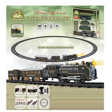 Залізниця 292 (48/2) 15 елементів, локомотив+2 вагони, звук, підсвічування, в коробці