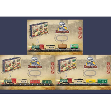 Залізниця 3118 АВС (24) 14 елементів, на батарейках, звук, підсвічування, у коробці