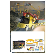 Залізниця 520 (9) 272 елементів, звуки, підсвічування, потяг, вагони, фігурки персонажів, муляжі оточення, в коробці