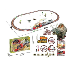 Залізниця GD 212 A (18) 188 деталей, звук, підсвічування, парогенератор, акум. 3.7V, USB-кабель, аксесуари, в коробці