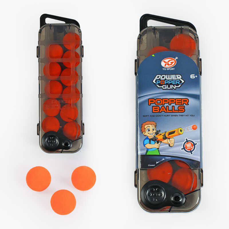 Запаска YG 09 P (144/2) 12 штук, м’які кульки, у чохлі