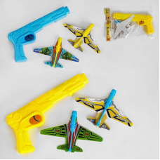 Запускач 77177 (320/4) 2 види, пістолет-запускач, 2 літачки, в пакеті