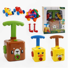 Запускач з повітряними кульками KB 133-5 /4/3 (36) 3 види, механічний, 2 варіанти гри, 2 машинки, 10 кульок, в коробці, ВИДАЄТЬСЯ ТІЛЬКИ МІКС ВИДІВ