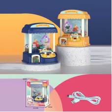 Ігровий автомат LQL 3345 (8) 2 кольори, електронне табло, звуки, мелодії, від батарейок та від мережі, жетони, в коробці