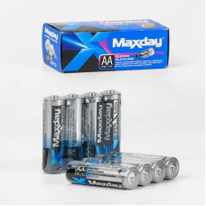 Батарейки “Maxday” C56962 (24) Alcaline, пальчикові, АА 1,5V ЦІНА ЗА 40 ШТ. У БЛОЦІ