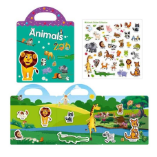 Зошит з наліпками LY 63014 (200) багаторазові наліпки, в пакеті