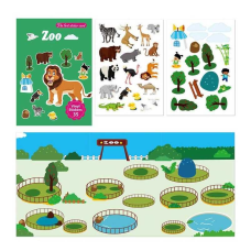 Зошит з наліпками LY 63044 (300) багаторазові наліпки, в пакеті