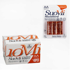 Батарейки “SuoMi” C 66691 (36) пальчикові, АА 1,5V, ЦІНА ЗА 40 ШТУК В БЛОЦІ