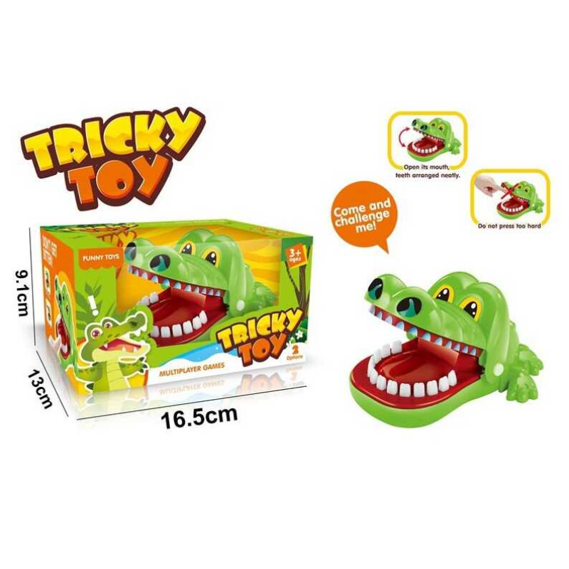 Зубастик 2021-161 (72/2) “Крокодил”, механічний, в коробці Зубастик 2021-161 (72/2) “Крокодил”, механічний, в коробці