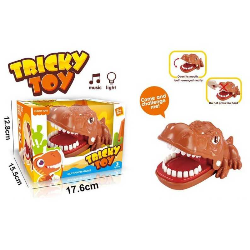 Зубастик 2021-163 (48/2) “Динозавр”, звук, в коробці