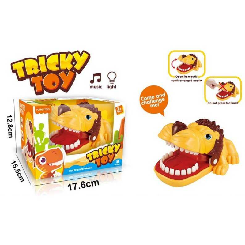 Зубастик 2021-164 (48/2) “Лев”, звук, в коробці