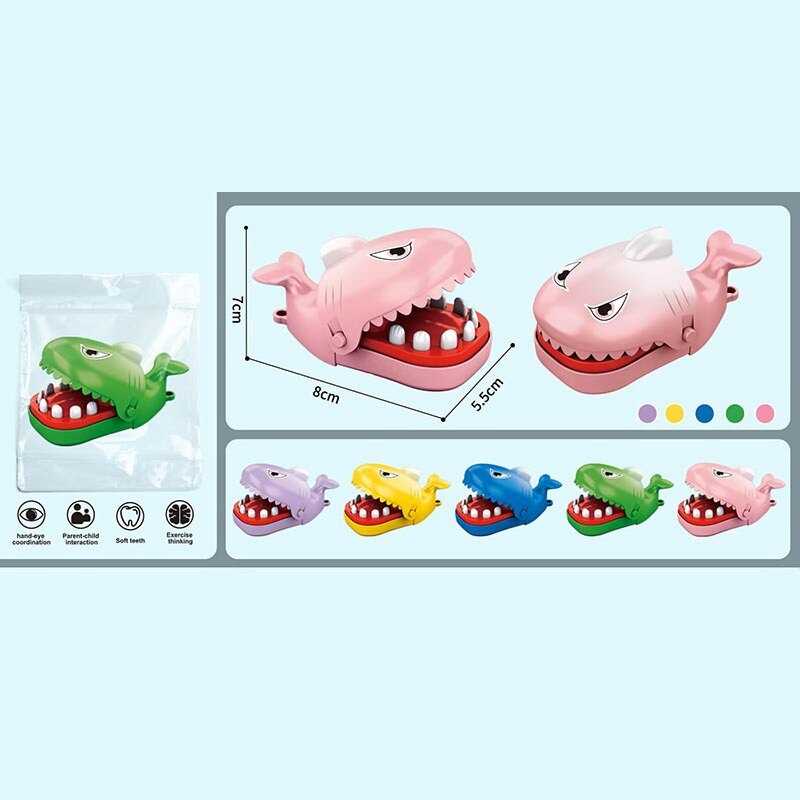 Зубастик X 023-23-2 (400) “Акула“, механічний, в пакеті, ВИДАЄТЬСЯ МІКС ВИДІВ