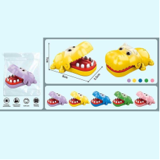 Зубастик X 023-25-2 (400) “Бегемот“, механічний, в пакеті, ВИДАЄТЬСЯ МІКС ВИДІВ