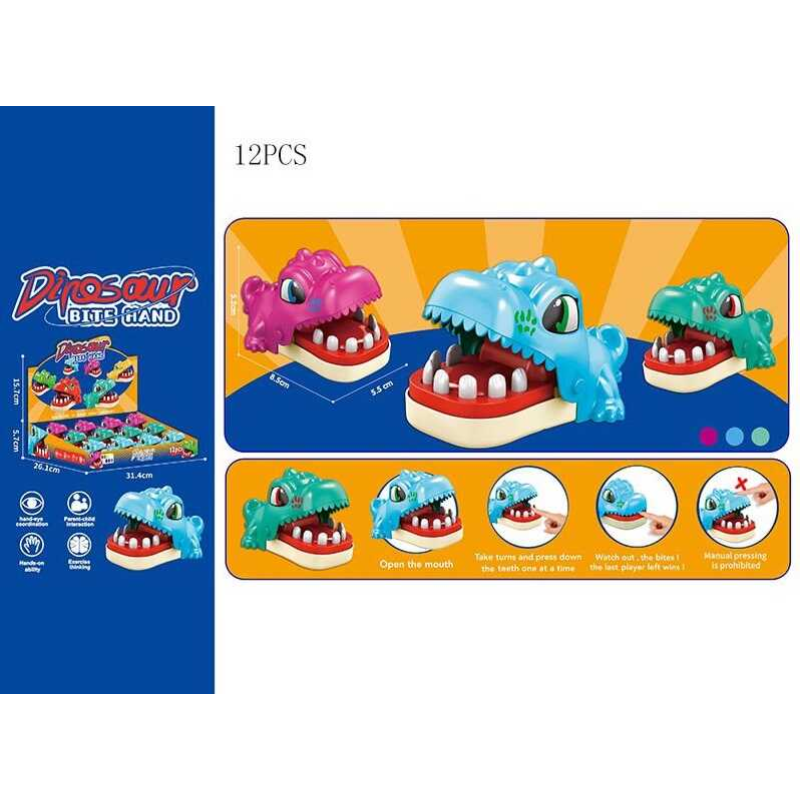 Зубастик X 023-75 C (48) ЦІНА ЗА 12 ШТУК В БЛОЦІ, механічний, довжина - 8,5 см