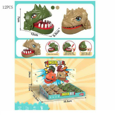 Зубастик X 023-93 C (24) ЦІНА ЗА 12 ШТУК В БЛОЦІ, “Динозавр“, механічний, в коробці