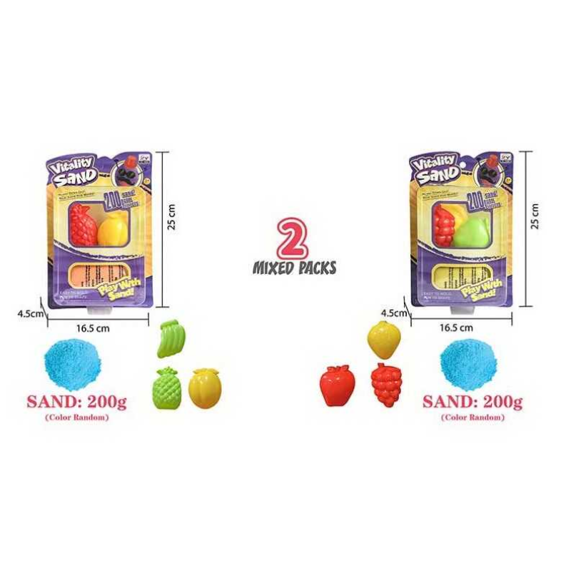 Кінетичний пісок 1909 I (96/3) 200 г, 3 форми, на листі Кінетичний пісок 1909 I (96/3) 200 г, 3 форми, на листі