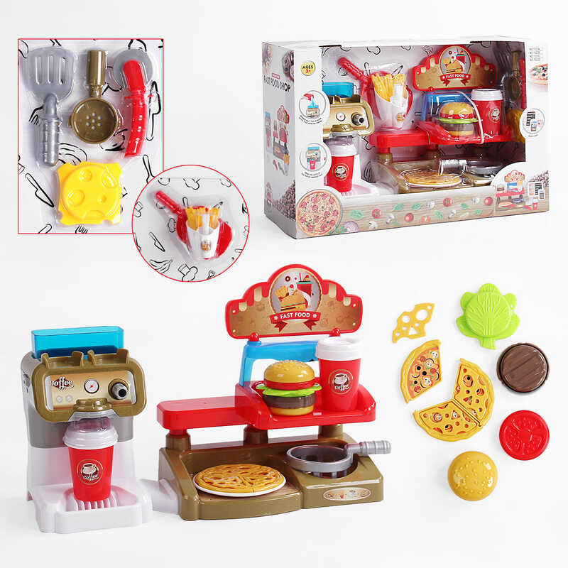 Кав“ярня 1523 A (12/2) кавомашина, міні-піч, продукти, піца, аксесуари, в коробці