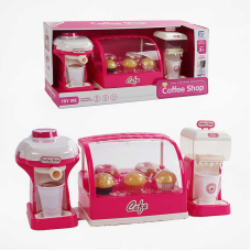 Кав`ярня 818-228 A (18) підсвічування, кавомашина, вододозатор, солодощі, в коробці