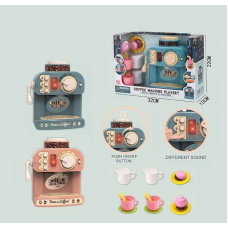 Кавомашина 2023-6 (36/2) 2 види, звукові ефекти, підсвічування, посуд, муляжі їжі, в коробці