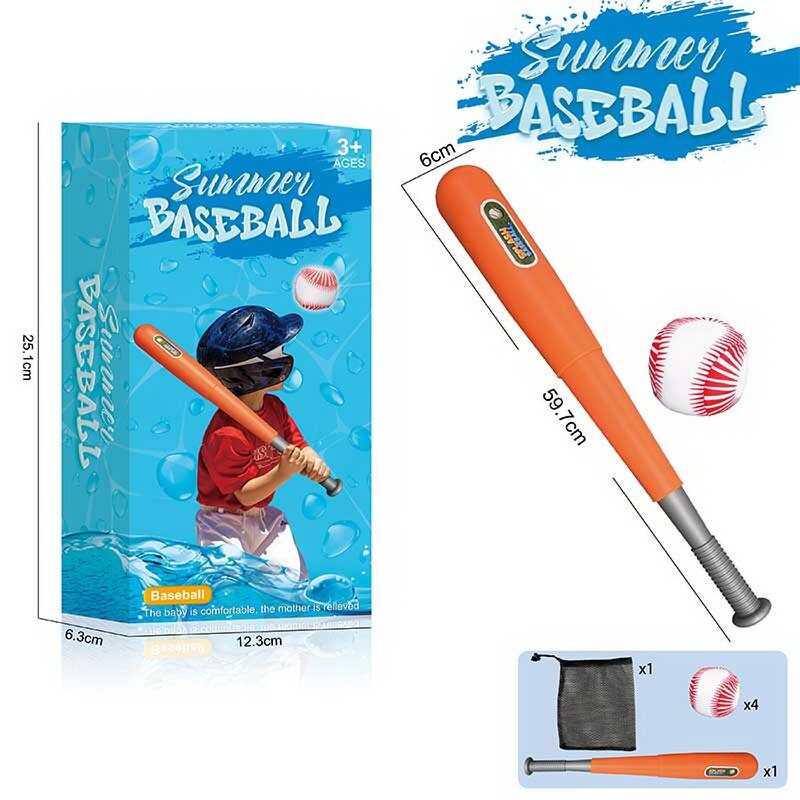 Бейсбол BZ 007 (72/2) бита, 4 м’яких м“ячі, мішечок, в коробці Бейсбол BZ 007 (72/2) бита, 4 м’яких м“ячі, мішечок, в коробці