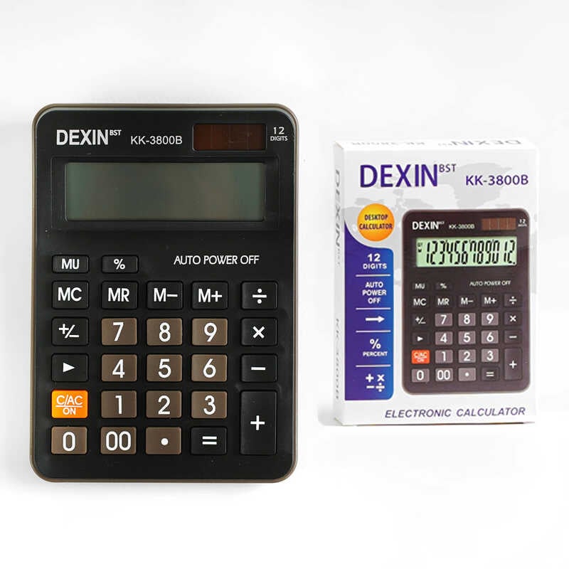 Калькулятор C 62169 (160) настільний, сонячна батарея, від батарейки, в коробці