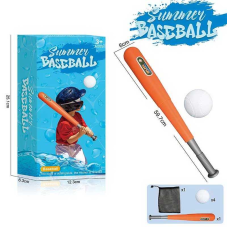 Бейсбол BZ 008 (72/2) бита, 4 пластикових м“ячі, мішечок, в коробці