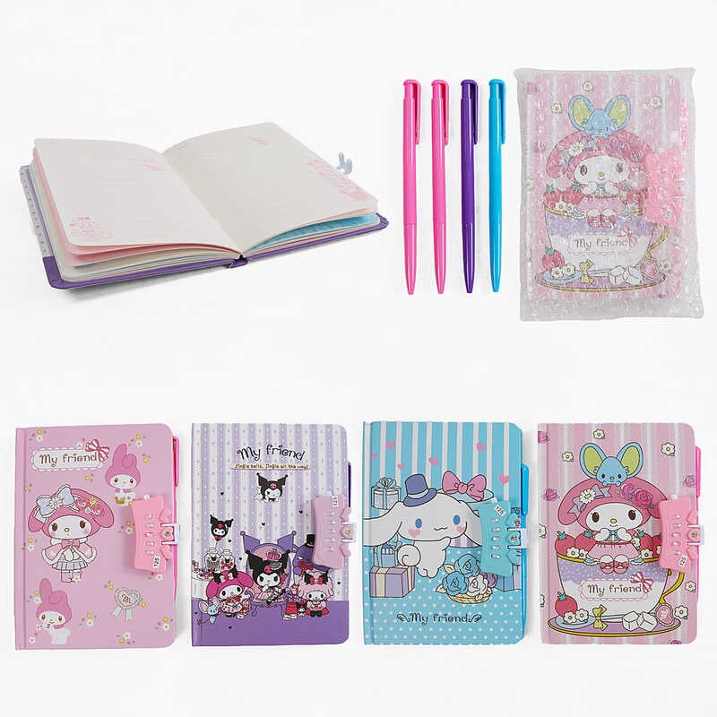 Канцелярський набір M 18141 (120) блокнот, механічна ручка, замок з кодом, у плівці, ВИДАЄТЬСЯ МІКС ВИДІВ Канцелярський набір M 18141 (120) блокнот, механічна ручка, замок з кодом, у плівці, ВИДАЄТЬСЯ МІКС ВИДІВ