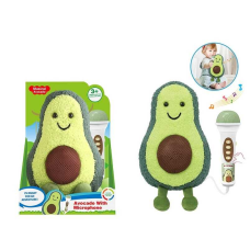 Караоке 1960 (24) “Авокадо”, м’яка іграшка, запис та відтворювання голосу, музика, регулювання гучності, на батарейках, в коробці