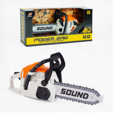 Бензопила 192 Н (24/3) звук, автоматичне обертання пиляльного ланцюга, на батарейках, в коробці