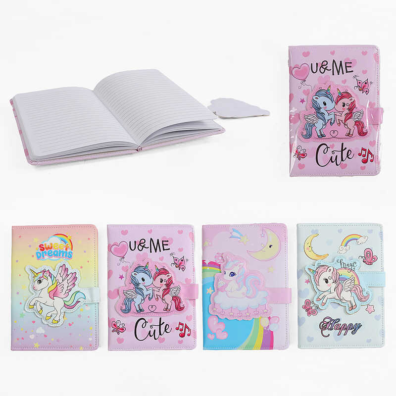 Блокнот M 18143 (120) лінійка, магнітна застібка, 14.5х21см, в пакеті, ВИДАЄТЬСЯ МІКС ВИДІВ