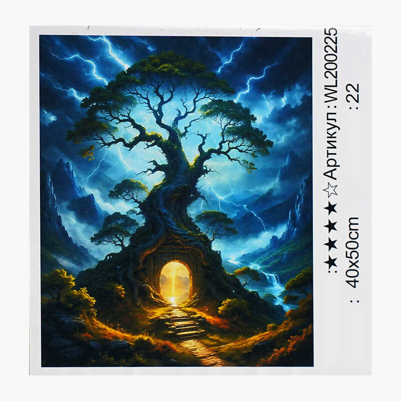 Картина за номерами WL 200225 (30) “WToys“, 40х50 см, світиться у темряві, в коробці