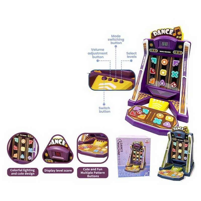 Ігровий автомат WS 5908 B (12) “Dance Machine”, 2 режими роботи, музика, звукові ефекти, підсвічування, регулювання гучності, електронне табло, в коробці